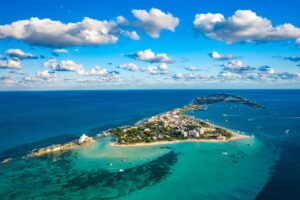 Isla Mujeres north banner